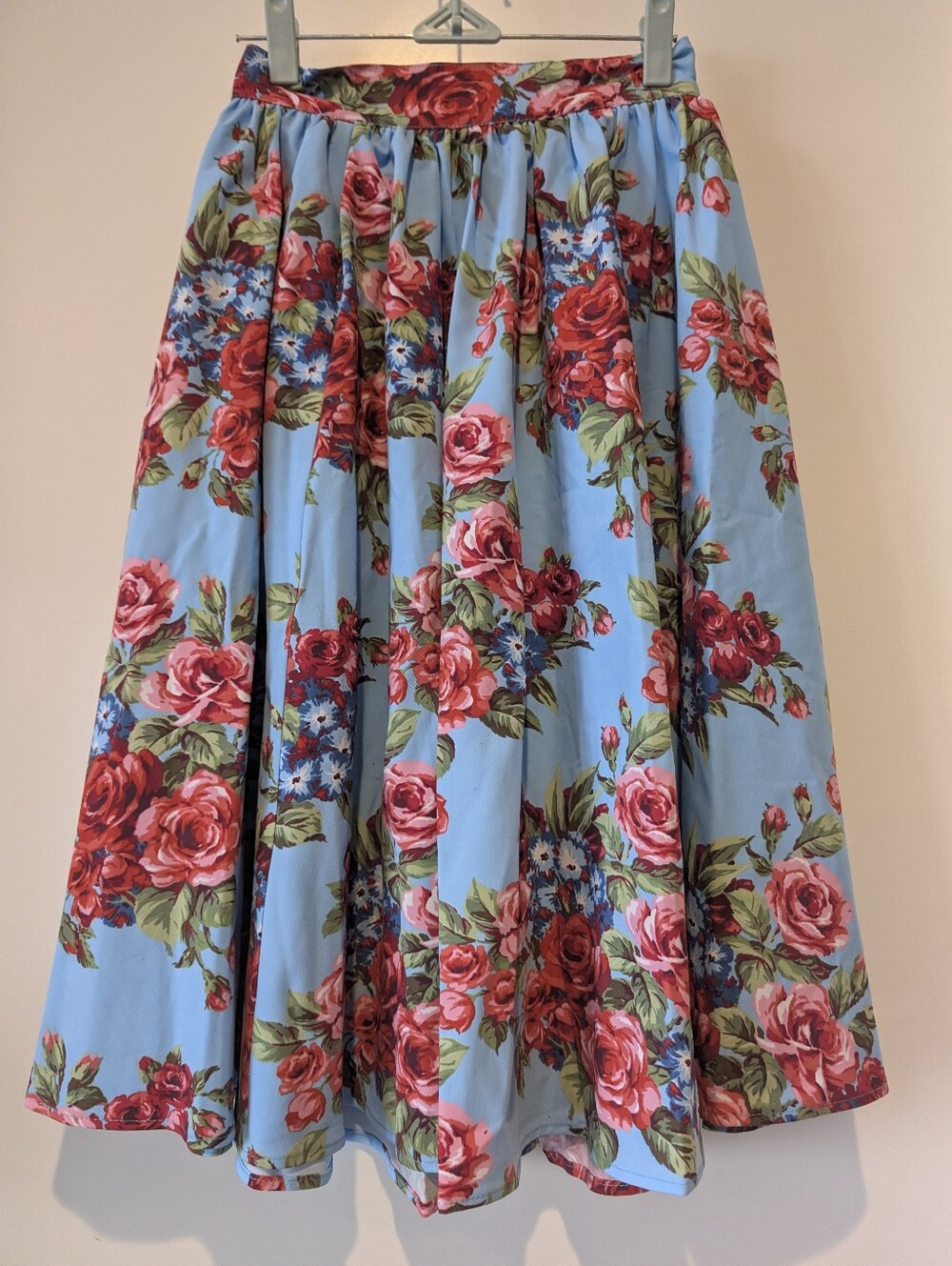 Rare! Vixen Vintage Rose Swing Skirt